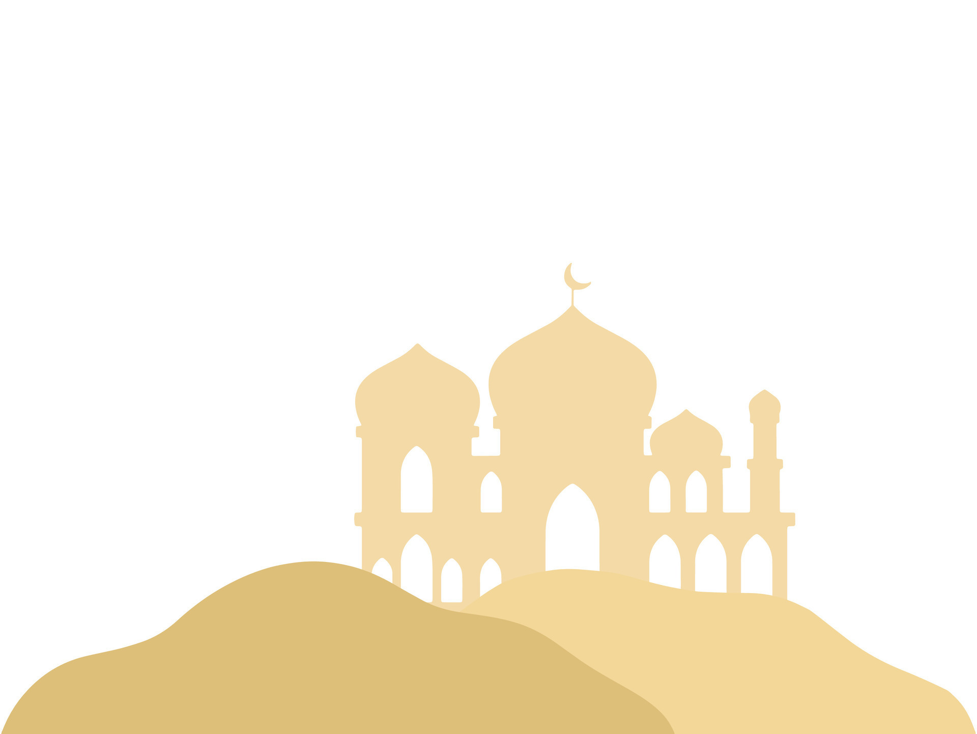 Mosque Ramadan Frame Background Illustration 41327455 Vector Art at