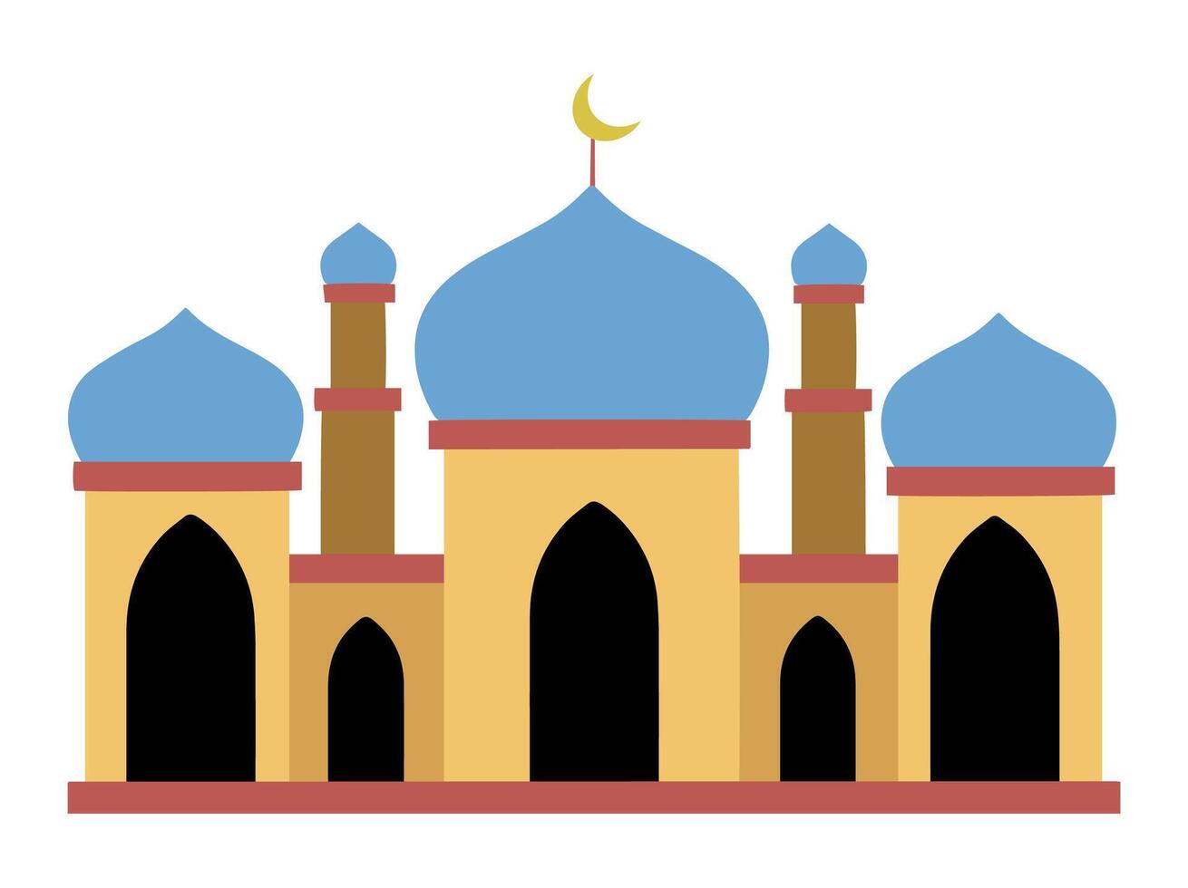 Ramadan Background with Islamic Mosque vector