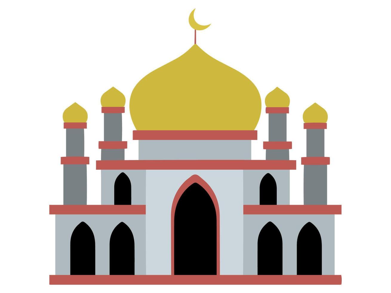 Ramadan Background with Islamic Mosque vector