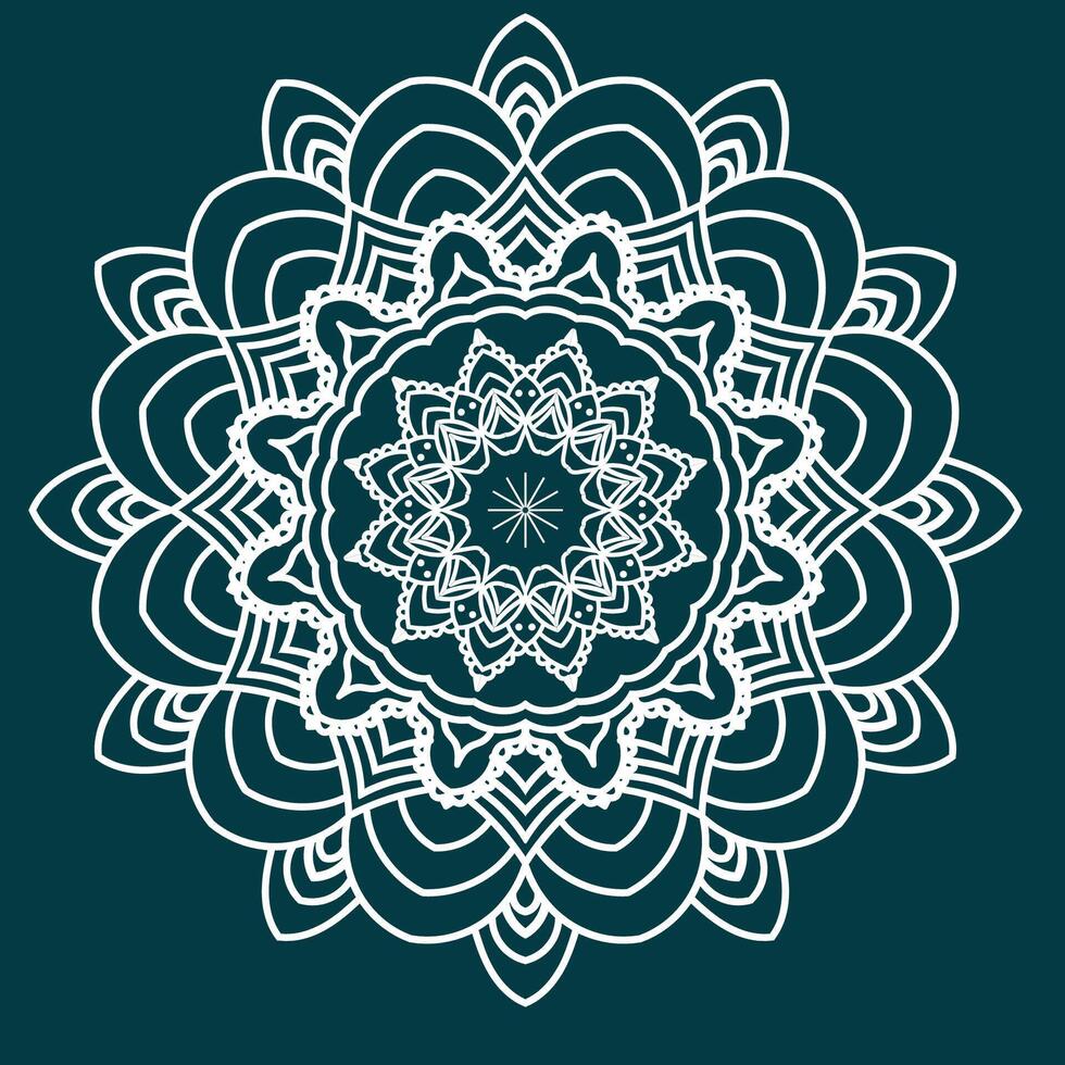 Luxury mandala design vector