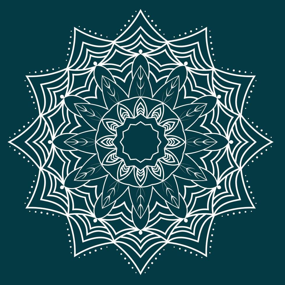 Luxury mandala design vector
