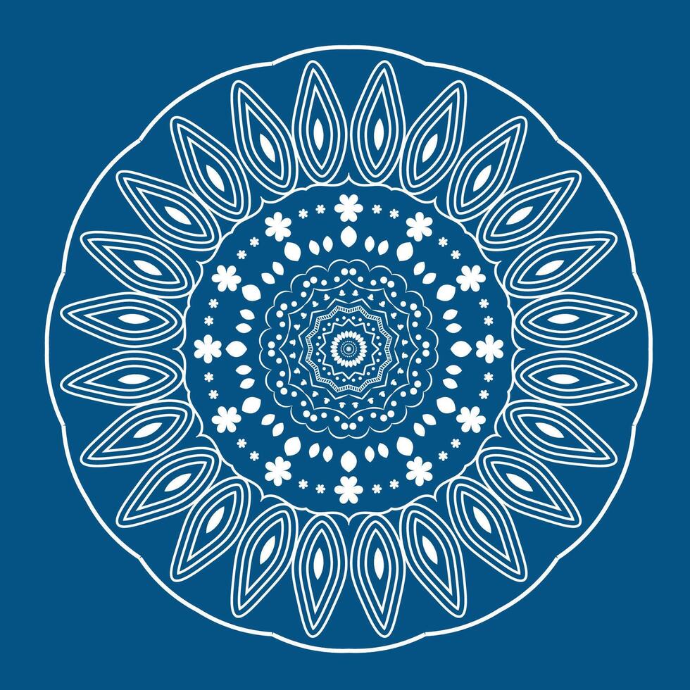 Luxury mandala design vector