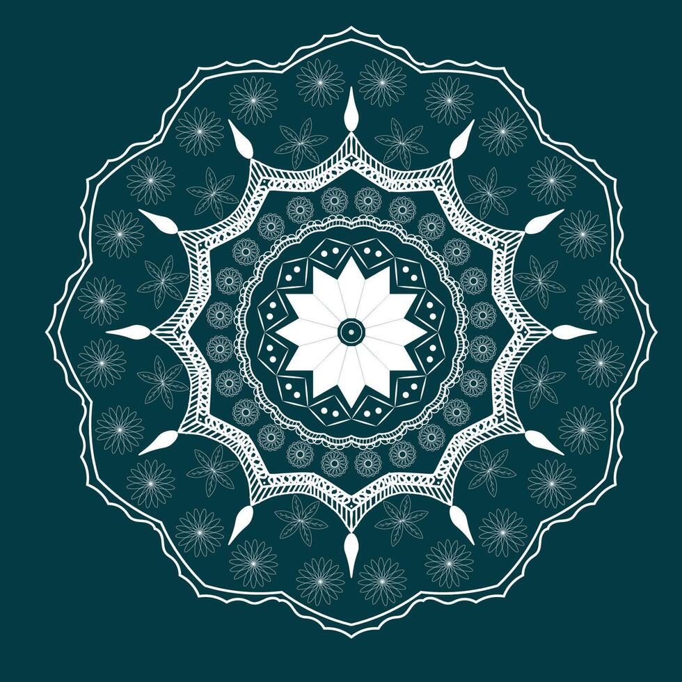 Luxury mandala design vector