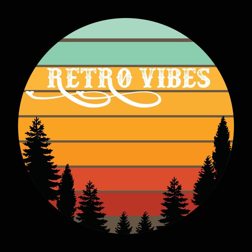 Unique, Vintage, Clean T Shirt Design. vector