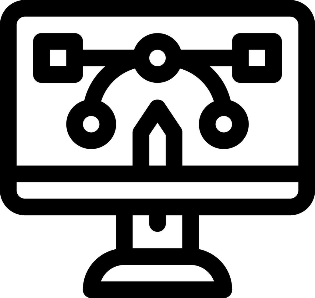 this icon or logo e learning icon or other where everything related to online learning and others or design application  software vector