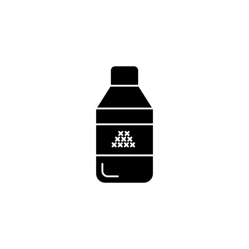 powdered plastic concept line icon. Simple element illustration. powdered plastic concept outline symbol design. vector