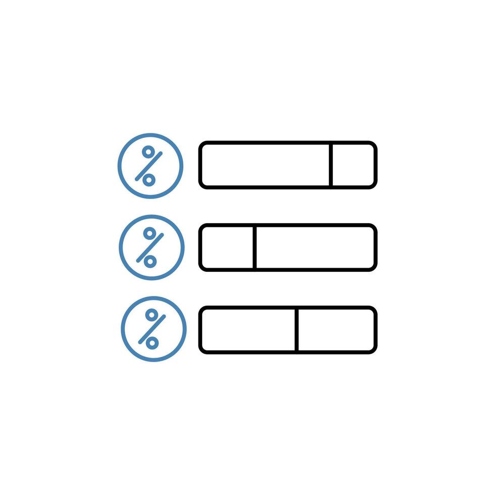 results concept line icon. Simple element illustration. results concept outline symbol design. vector