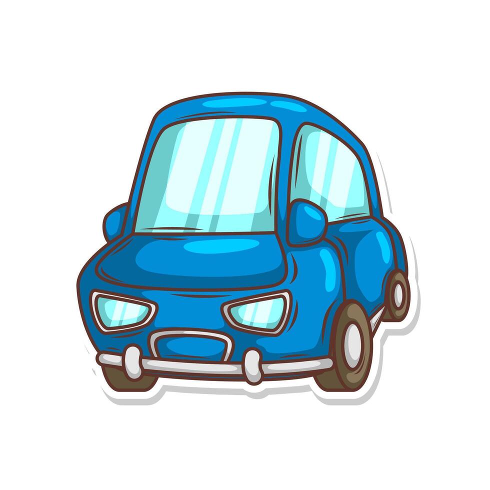 dibujos animados linda coche transporte ilustración Arte vector