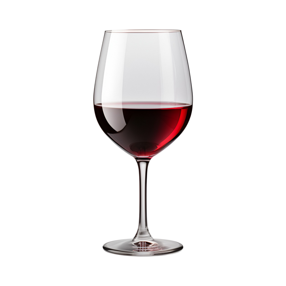 ai generato rosso vino su trasparente sfondo generativo ai png