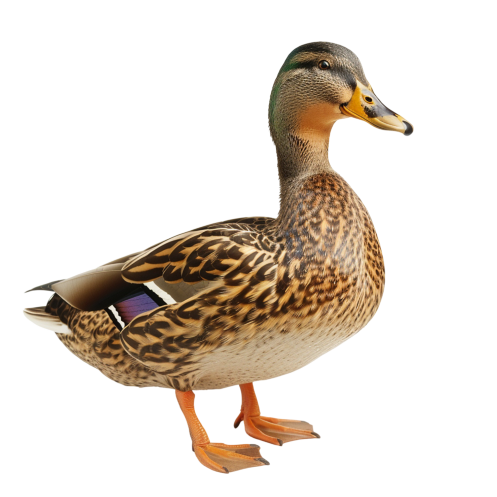 AI generated Duck Animal  isolated on transparent background generative AI png