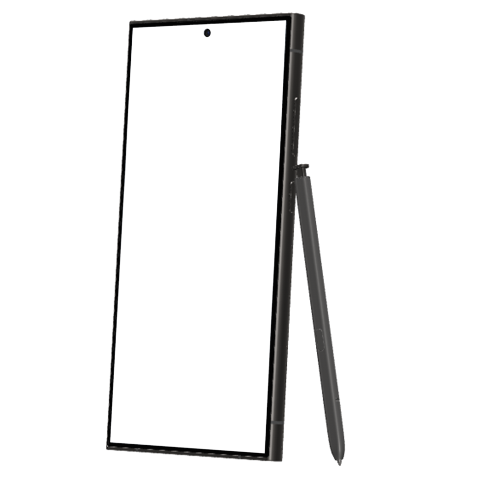 Samsung Galaxy S24 Ultra Side View Transparent png