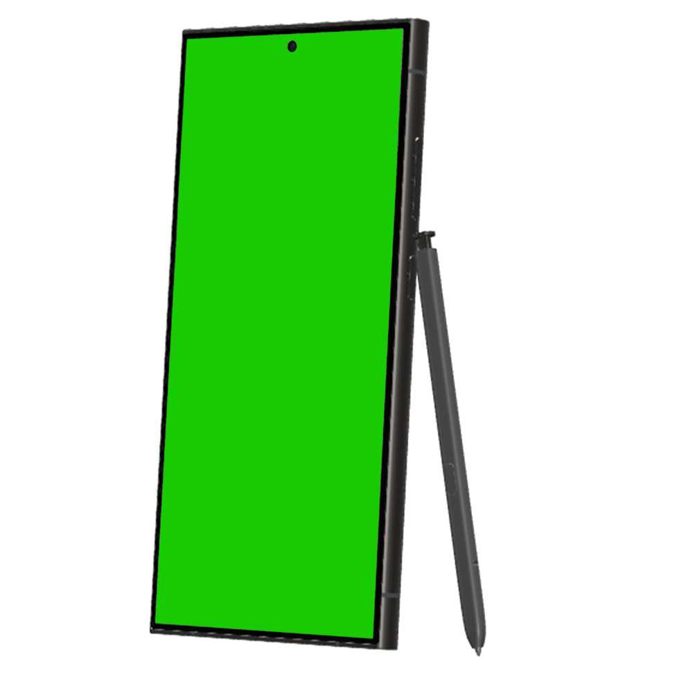 samsung galax s24 ultra sida se grönskärm png