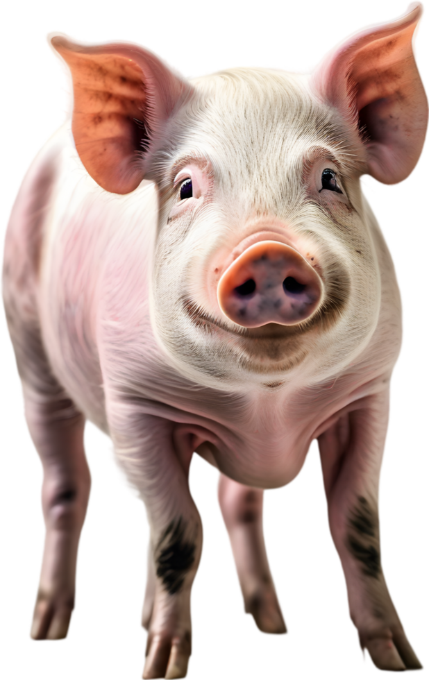 AI generated Watercolor painting of a cute Miniature Pig png