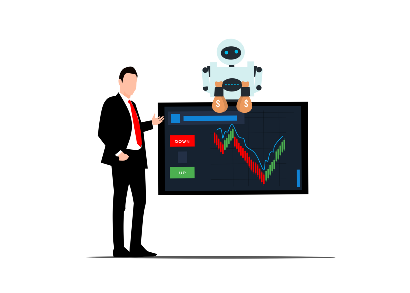 handel plattform robot png