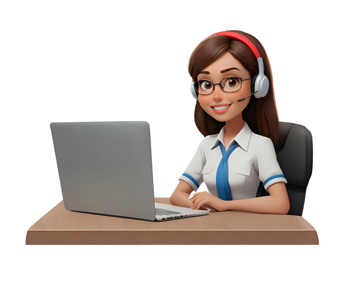 call center agent png download