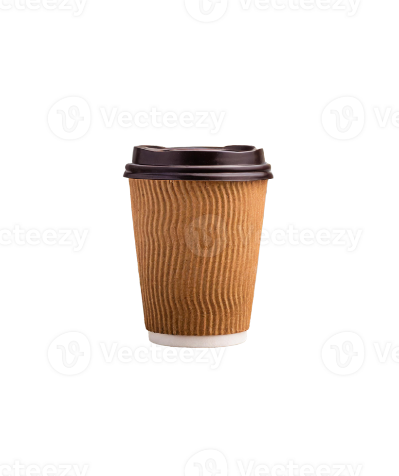 cardboard cup to take hot drinks on a transparent background png