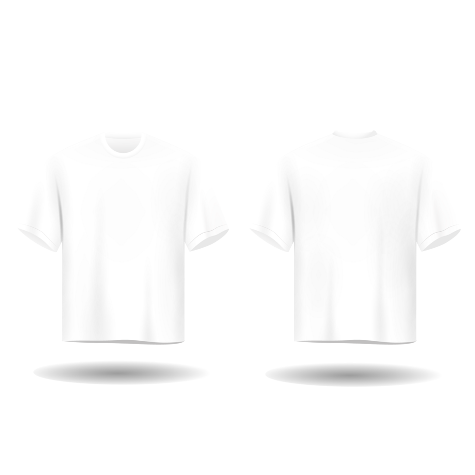 Design Mockup Tshirt Template in White Color png