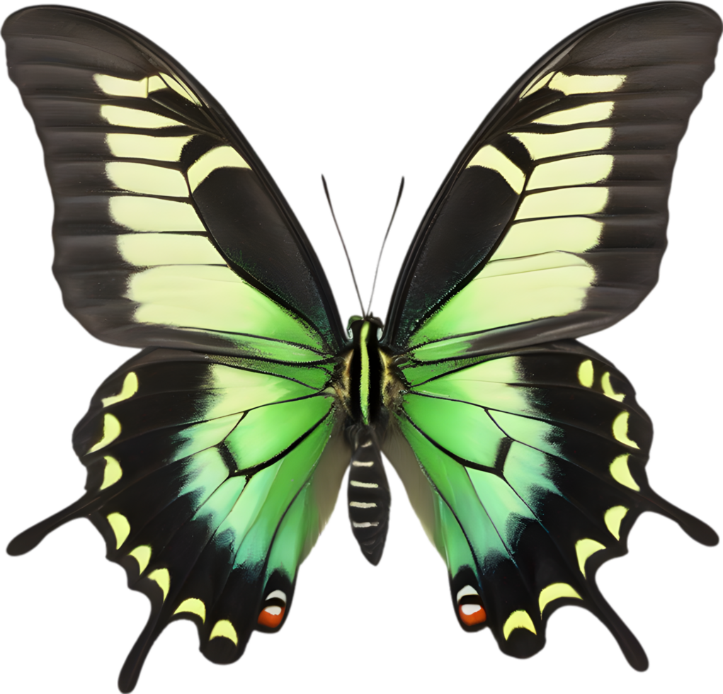 AI generated Colorful and elegant butterfly image. png