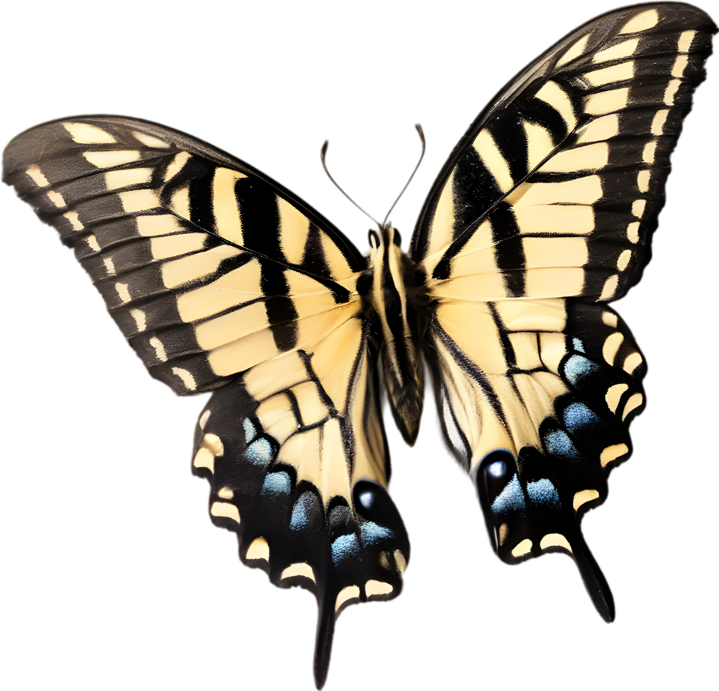 AI generated Colorful and elegant butterfly image. png
