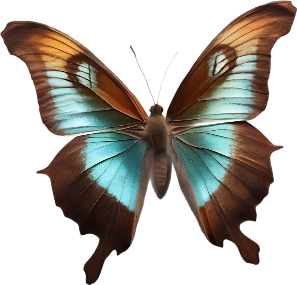 AI generated Colorful and elegant butterfly image. png