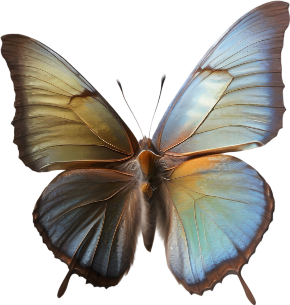 AI generated Colorful and elegant butterfly image. png