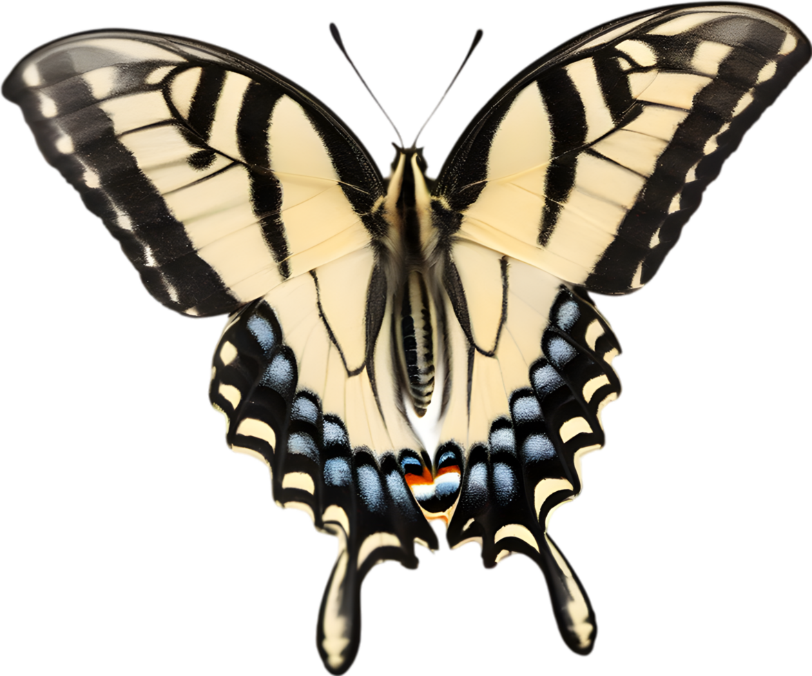 AI generated Colorful and elegant butterfly image. png
