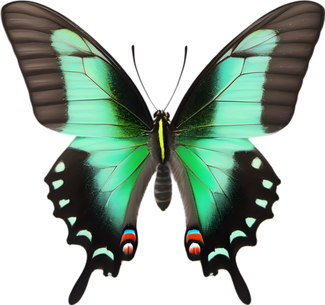 AI generated Colorful and elegant butterfly image. png