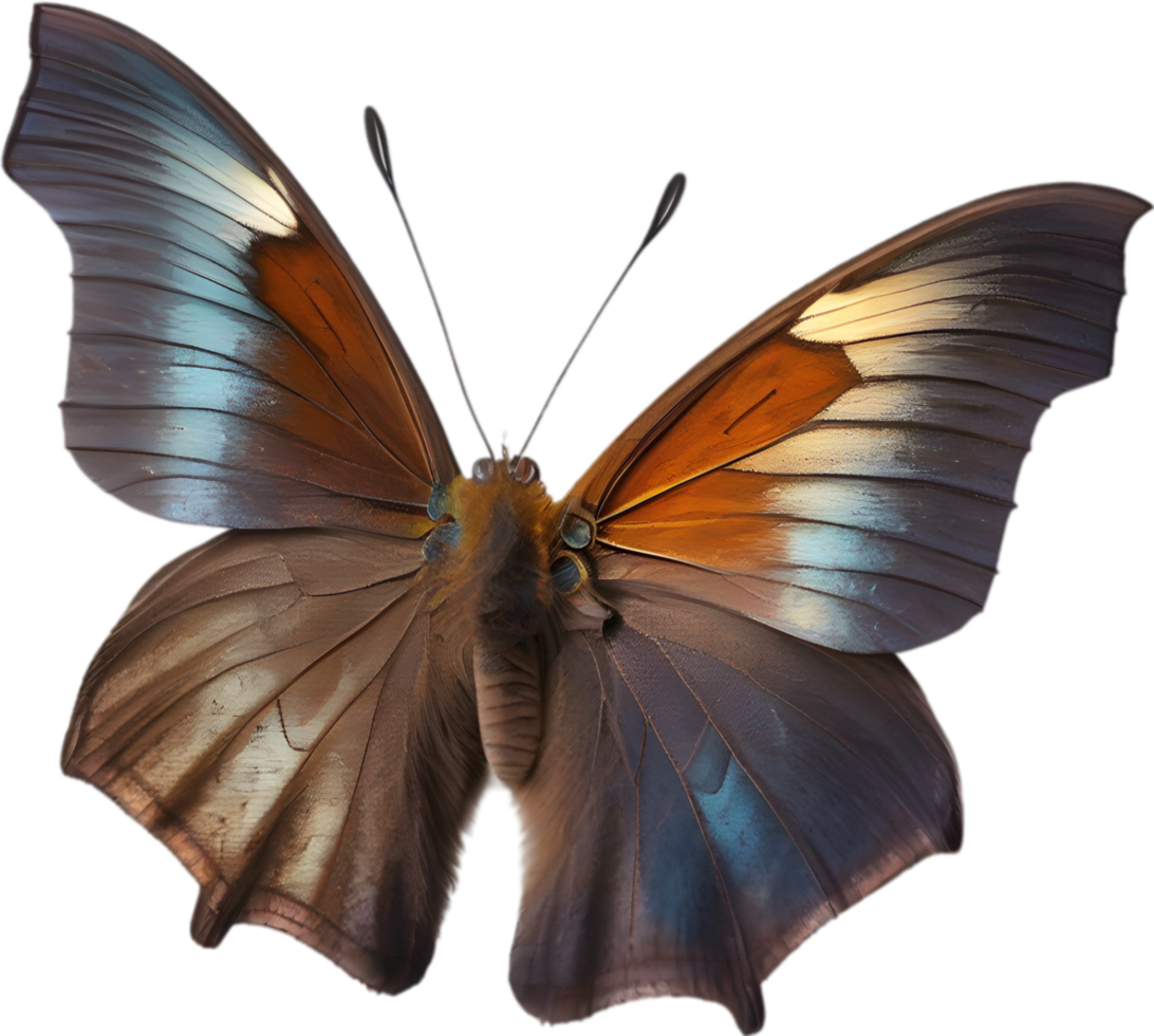 AI generated Colorful and elegant butterfly image. png
