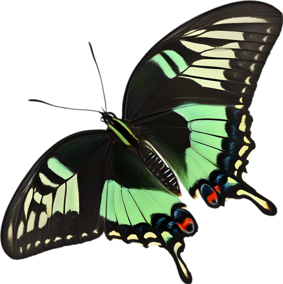 AI generated Colorful and elegant butterfly image. png