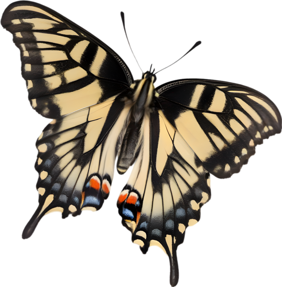 AI generated Colorful and elegant butterfly image. png