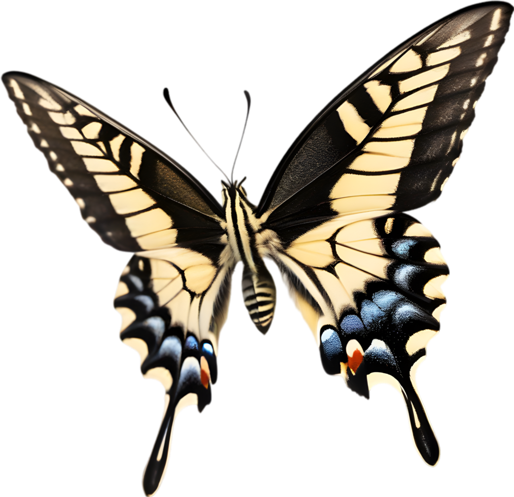 AI generated Colorful and elegant butterfly image. png