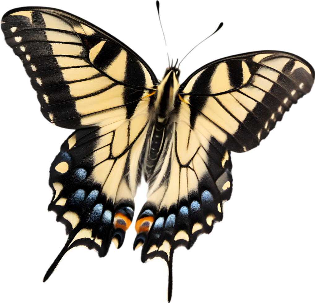 AI generated Colorful and elegant butterfly image. png