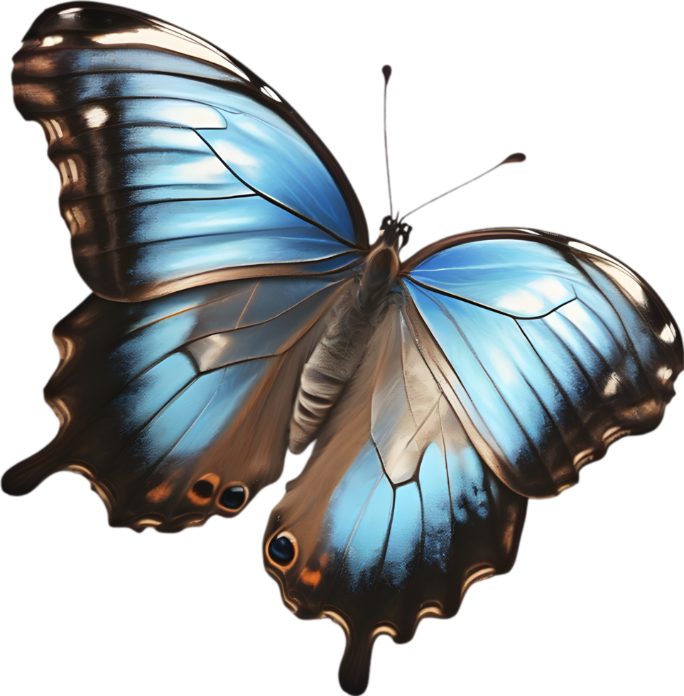 AI generated Colorful and elegant butterfly image. png