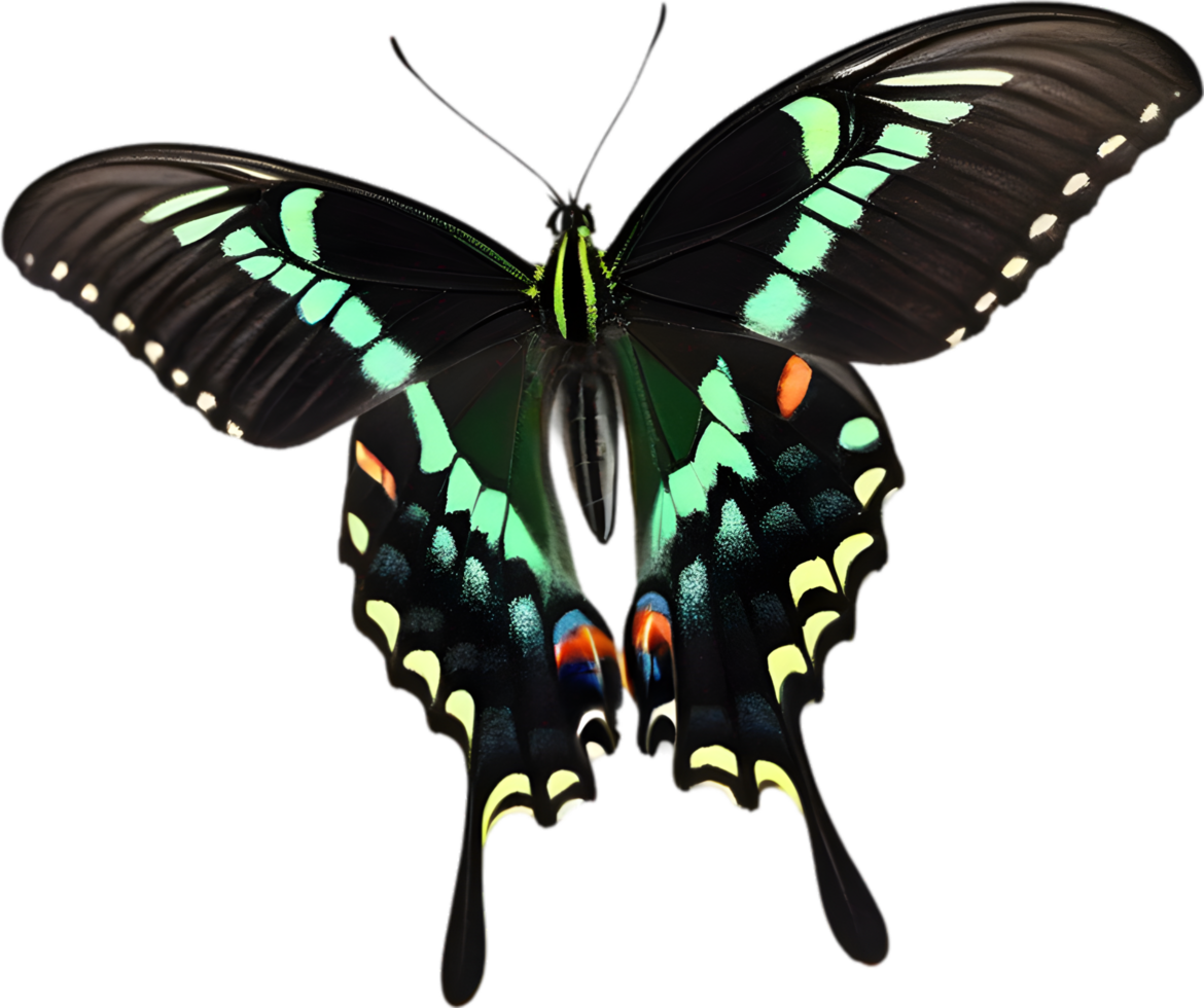 AI generated Colorful and elegant butterfly image. png