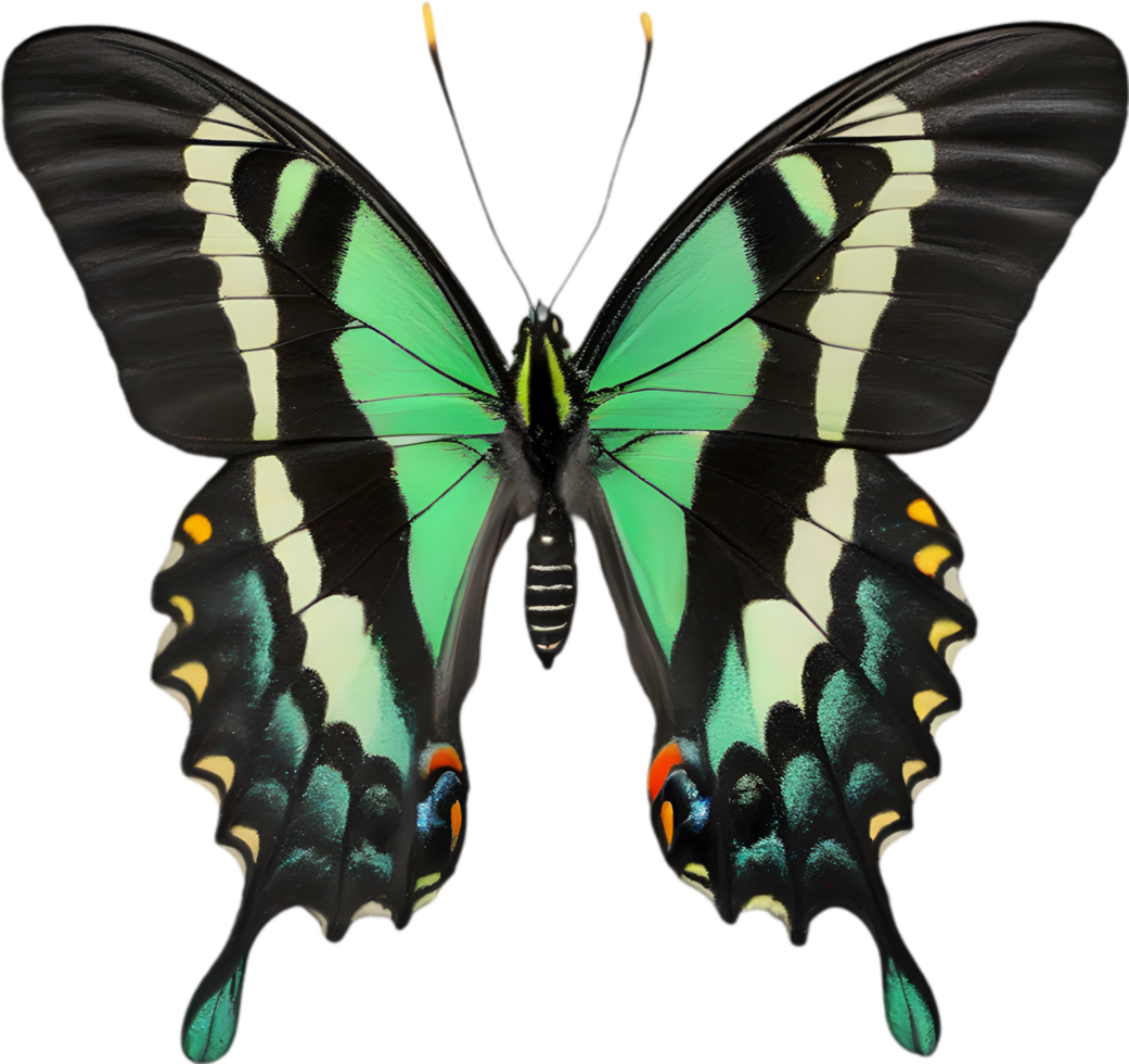 AI generated Colorful and elegant butterfly image. png