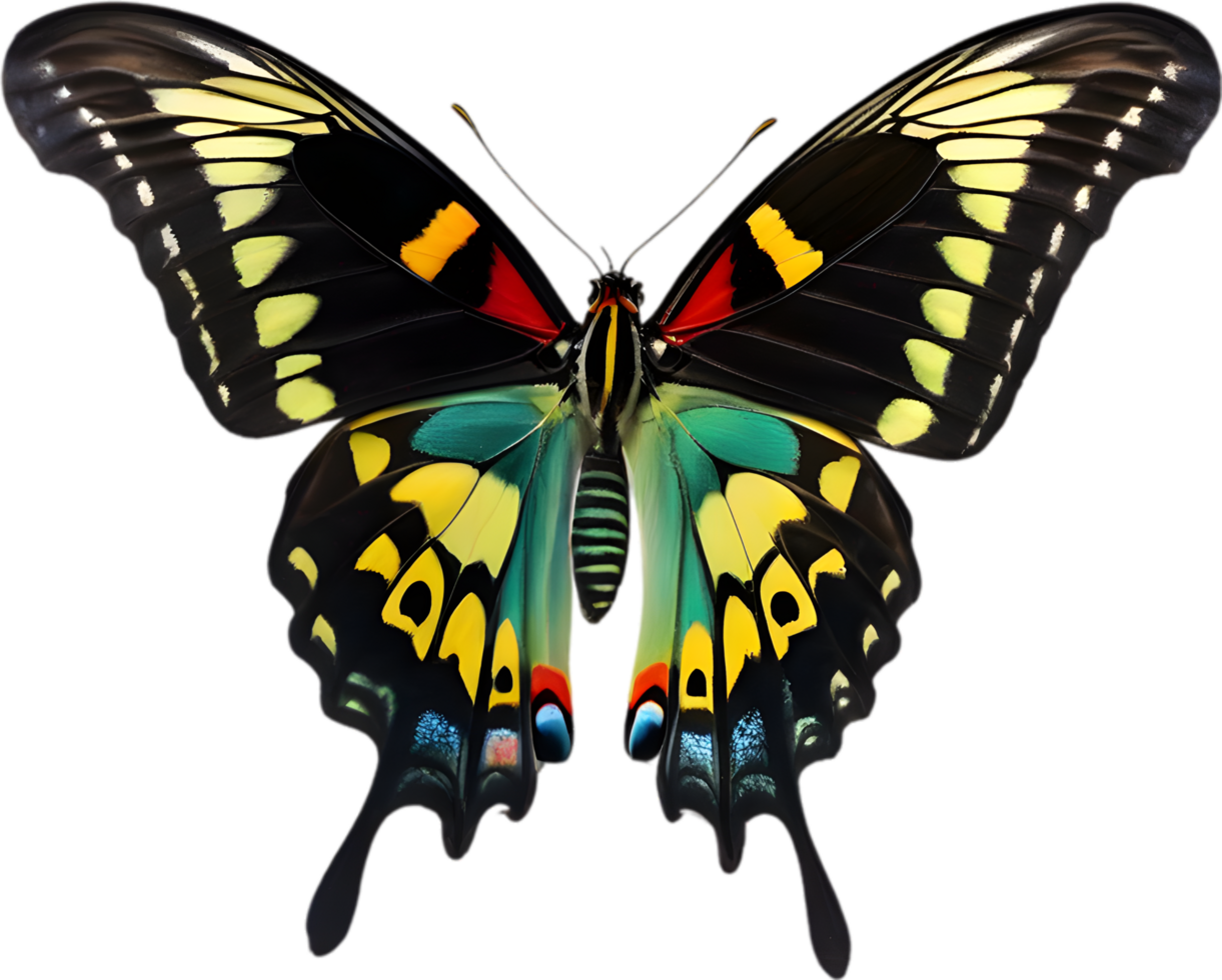 AI generated Colorful and elegant butterfly image. png