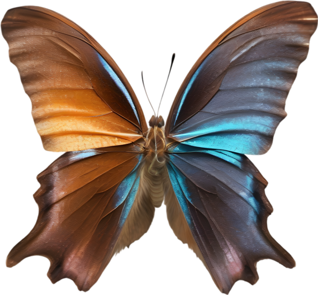 AI generated Colorful and elegant butterfly image. png
