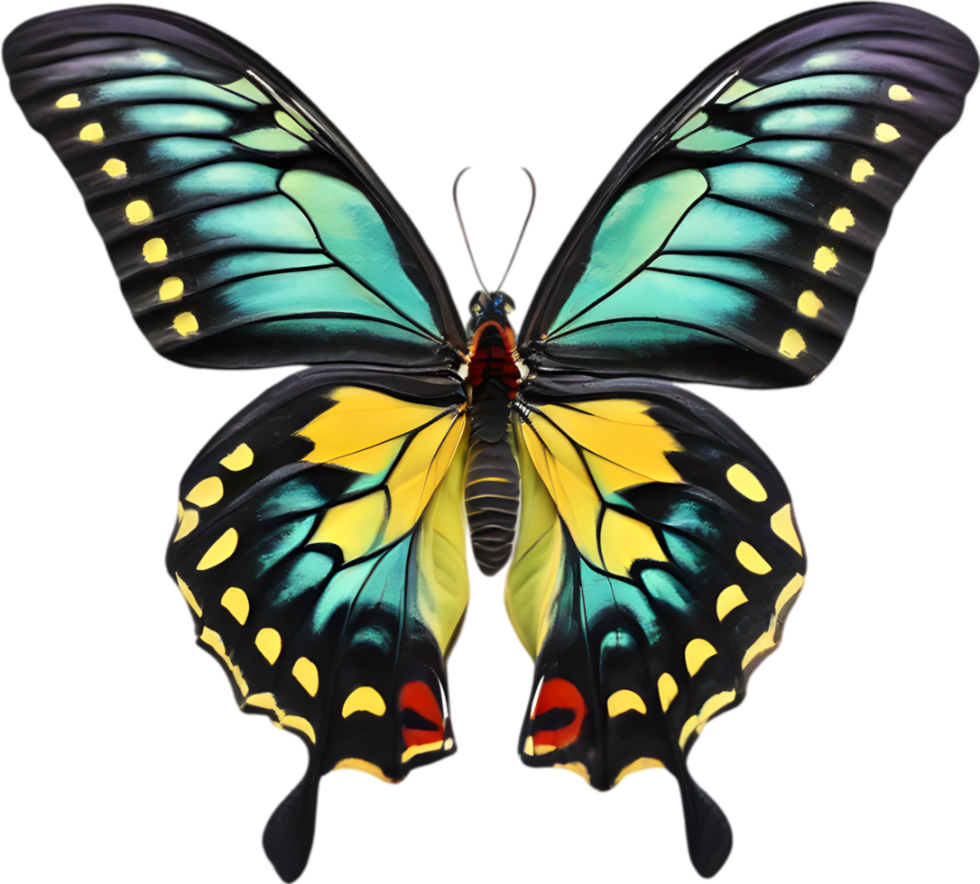 AI generated Colorful and elegant butterfly image. png