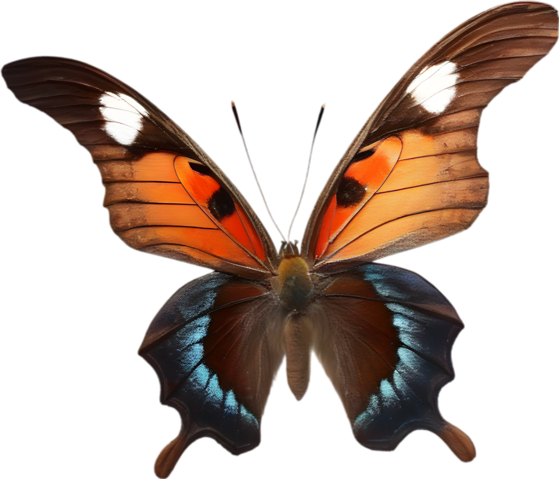 AI generated Colorful and elegant butterfly image. png
