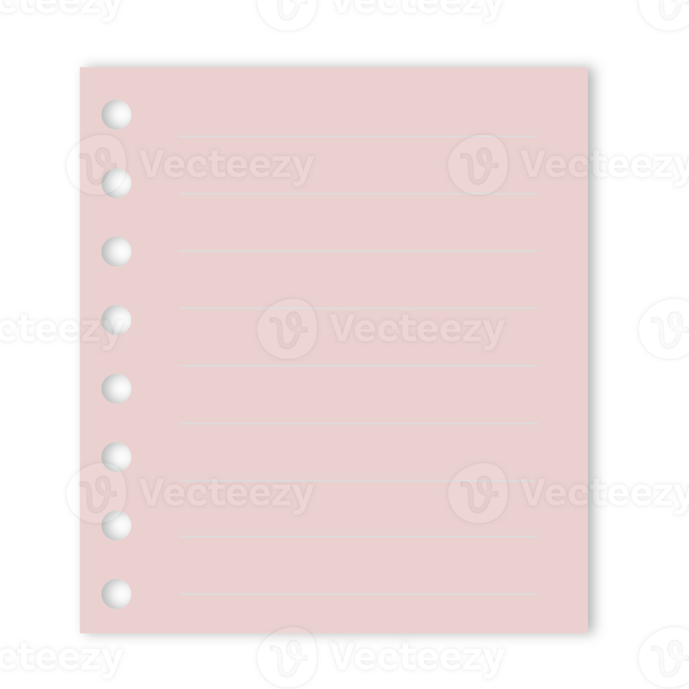 This is a memo pad you can use for notes png