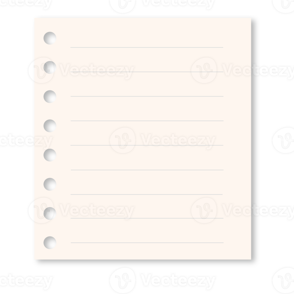 This is a memo pad you can use for notes png