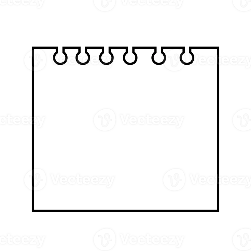 This is a memo pad you can use for notes png