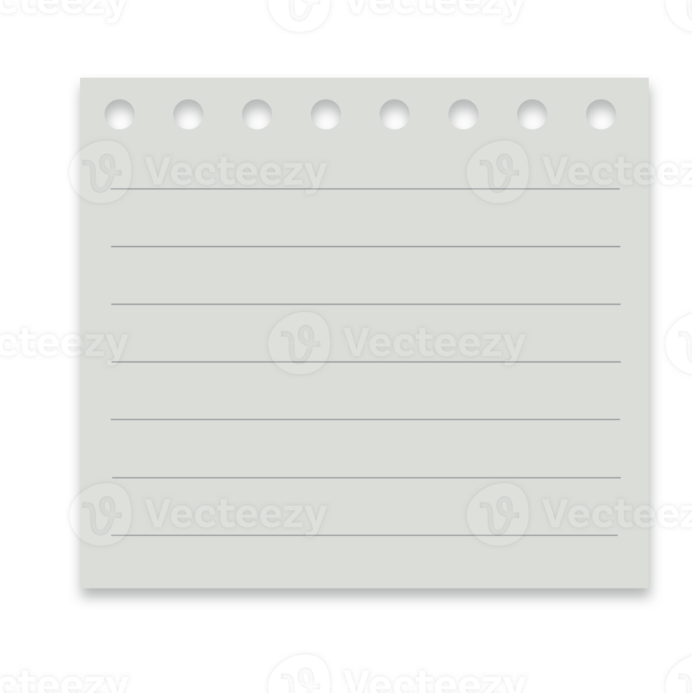 This is a memo pad you can use for notes png