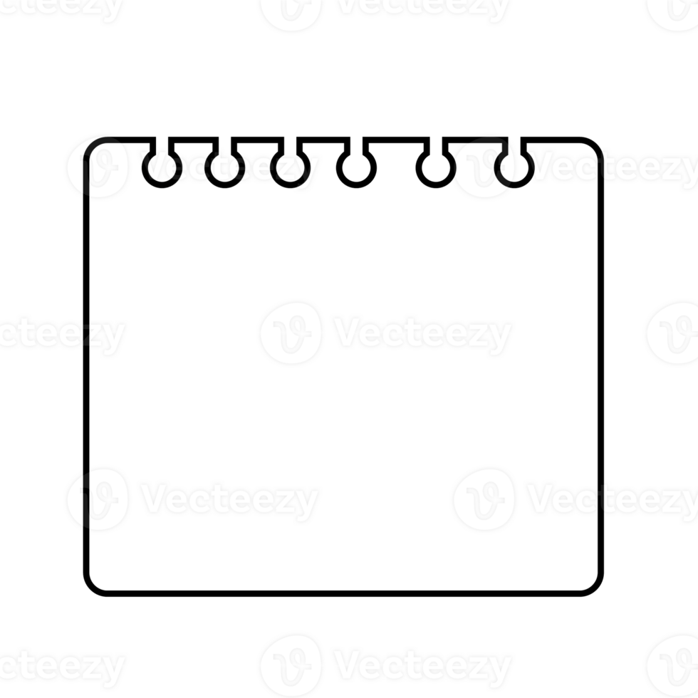 This is a memo pad you can use for notes png
