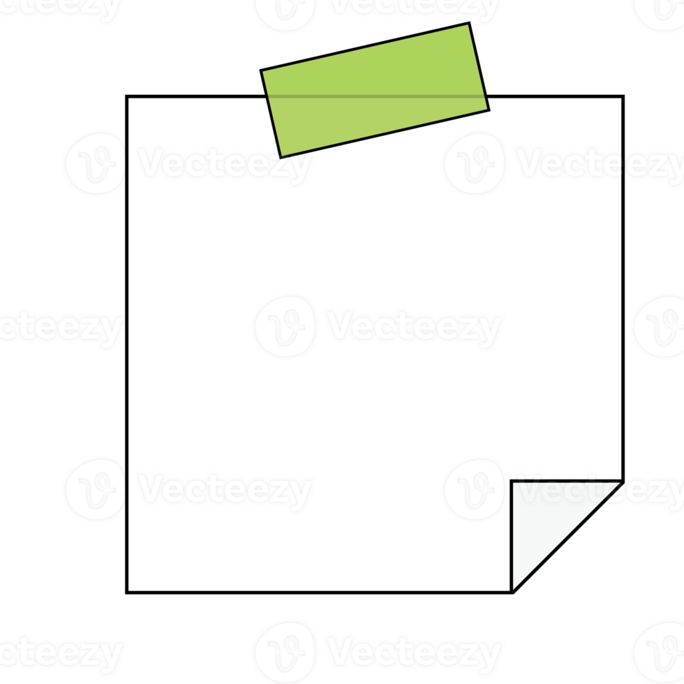 This is a memo pad you can use for notes png