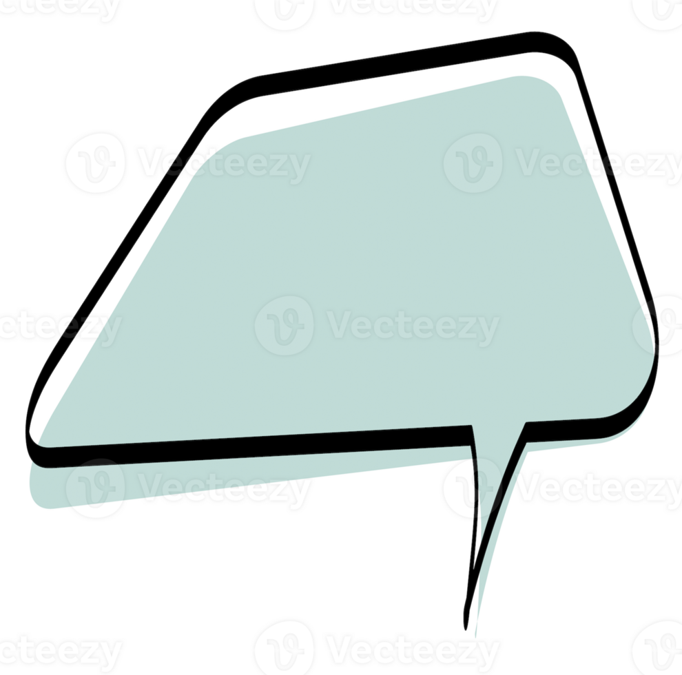 Speech bubble used when speaking png
