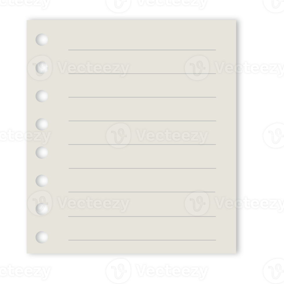 This is a memo pad you can use for notes png
