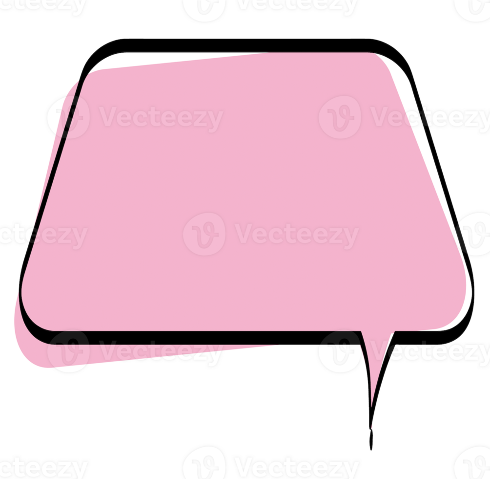 Speech bubble used when speaking png