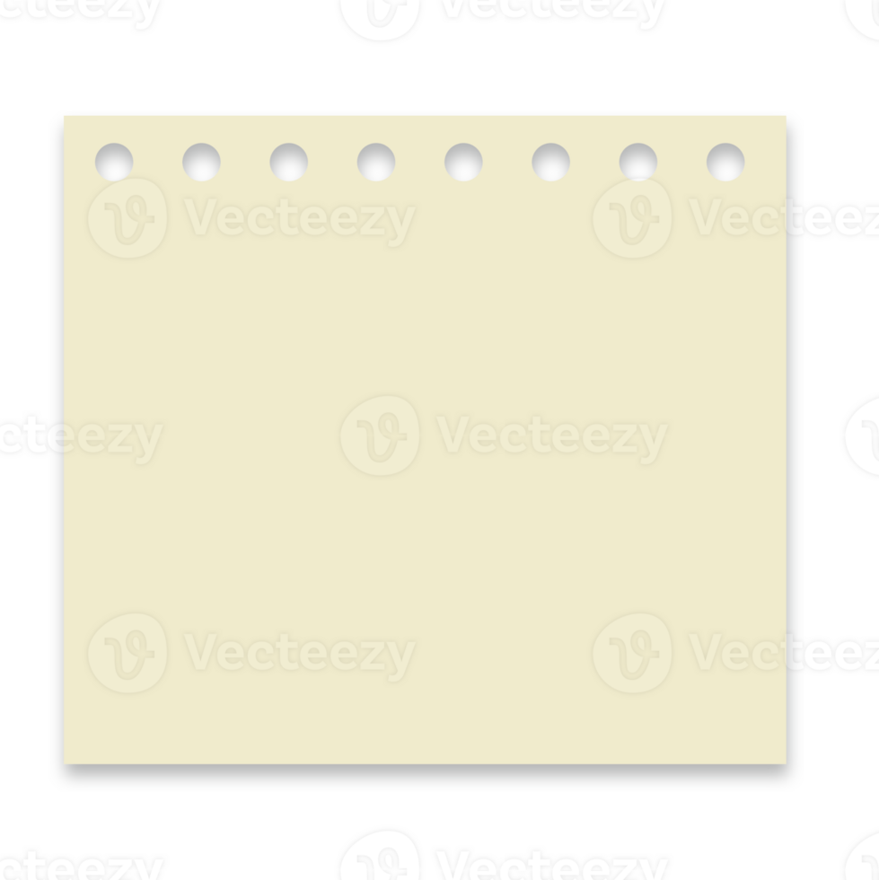 This is a memo pad you can use for notes png