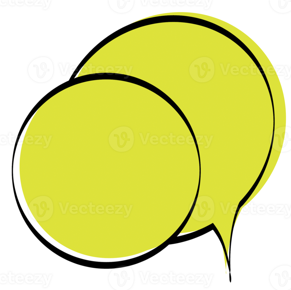 Speech bubble used when speaking png